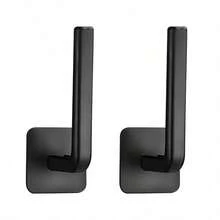 1/2/3/4pcs Wall Mounted Hat Rack, Baseball Cap Holder, Plastic Hat Storage Rack With Adhesive Hooks, No Drilling Required, Kitchen Storage Hooks, Paper Towel Holder, Multi-Functional Wall Mounted Hooks For Hanging Coats, Towels, Bags, Keys, Bathroom Supplies, Home Decor, Bedroom Decor, Key Rack, Wall Hooks - Multicolor - View 10
