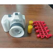 Realistic Camera-Shaped Ejection Toy, Press-Trigger Shell Launching, Adult Leisure Stress Relief Creative Personalized Desktop Ornament, Realistic DSLR Camera, Mini Camera, Ultimate Pocket Toy - Multicolor - View 17