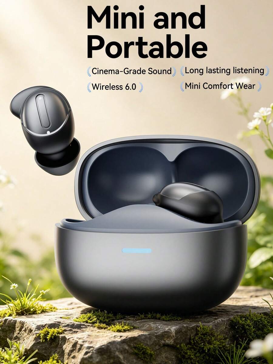 Acer OHR805 In-Ear Wireless Earbuds, Long Battery Life, Bluetooth 6.0 Support, Cinema-Grade Surround Sound, Compact And Portable, Comfortable Wear, Suitable For Gaming, Music Listening, Sleeping, Compatible With IOS/Android Systems
