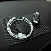 1PC Car Dashboard Anti-Slip Mat, Can Hold Phone, Keys, Remote Control, Organize Dashboard Clutter. Surface Is Waterproof And Dirt-Resistant, Stains Can Be Wiped Clean, Strong Anti-Slip Performance, Items Stay Secure, Universal Car Interior Accessory For Sedan And SUV. - 1pcs Car Storage Anti-slip Mat - View 8