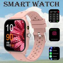 NcmRyu [Smart Watch]Unisex Smart Watch, Comfortable Silicone Strap, Supports Answering Calls, Message Notifications, Music Control, Alarm, 180mAh Battery, 1.83-Inch Full Screen Touchscreen, Compatible With Android And IOS Systems, Sports Style, Suitable For World Cup Party And Gifts For Couples, Elders, Friends, Classmates And Other Holidays - View 15