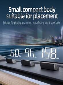 High-Definition Car Head-Up Display (HUD), Optional Km/H/Mph Display, With Windshield Speedometer Projection Function, Equipped With Automatic Light Sensor, Km/H Speed Unit Display, Suitable For All Car Models, Ideal Gift For Christmas, New Year And Thanksgiving. - Multicolor - View 4