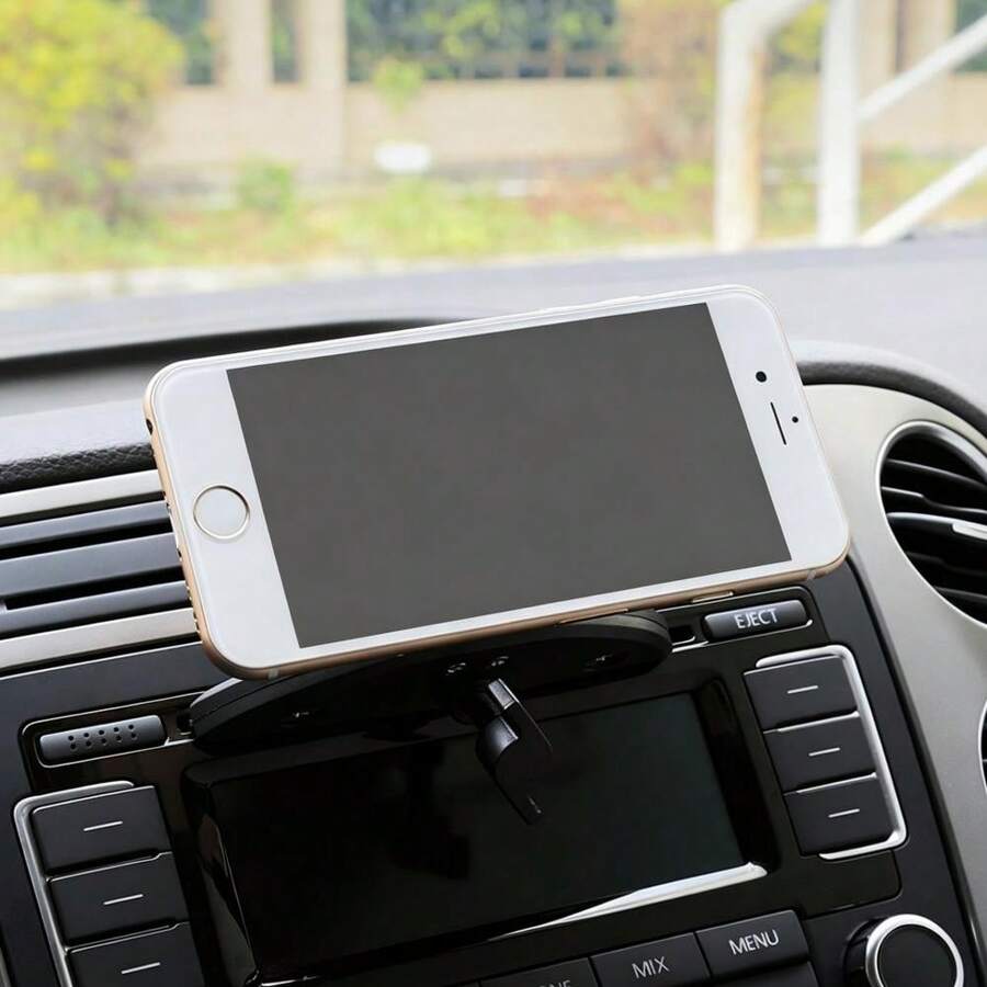 xnyocn Vehicle Phone Mount: Strong Magnetic Attachment, CD Slot Design, Multi-Angle Adjustable, Portable Car Navigation, Universal For Male And Female Drivers - Car Mount - View 1