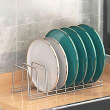 Retractable Pot Rack Kitchen Storage Rack Cabinet Built-In Pot Rack Under Sink Pot Rack Adjustable Pot And Pan Storage Rack - White - View 11