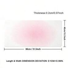 1pc Leather Mouse Pad Light White Pink Gamer Desk Mat New Mousepad XXL Mechanical Keyboard Pad Leather Office Non-Slip Soft Table Mat - View 12