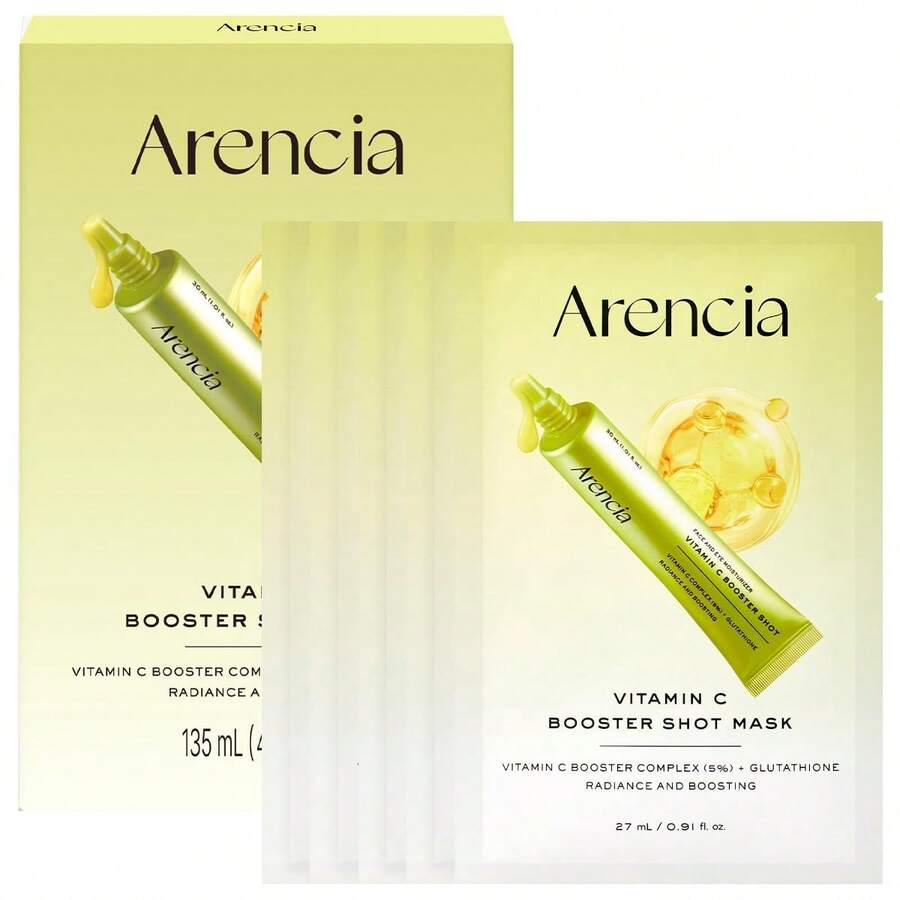 Vitamin C Booster Shot Serum With Glutathione, Niacinamide And Vitamin E For Dark Spot Care, Fine Lines & Wrinkles, Glass Skin, Korean Skincare 30ml/1.01 Fl.Oz - Collagen - 查看 1