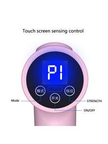 AXH. 1pc Customized High-Intensity Percussion Massage Gun With Rechargeable Battery, Full Body Massager, Muscle Relaxation, Same As Celebrity Model - Pink - View 4