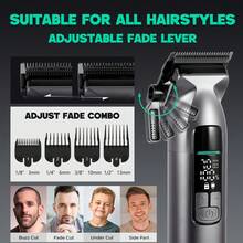 Hatteker 1 buah Alat Cukur Rambut Elektrik untuk Pria, Pemangkas Rambut untuk Penggunaan di Rumah, Alat Cukur Rambut Salon dengan Pengaturan Kecepatan Ganda, Mata Pisau Pemotong Rambut - View 8