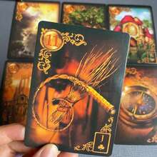 Lenormand Oracle Cards, 47 English Cards, Beautiful Vibrant Color Artistic Design, Fortune Telling Divination Card Game, Unique Divination Tool For Beginners, Meditation And Spiritual Journey Oracle Cards, Card Game, Suitable For Party Games, Suitable For Ages 14 And Up, Travel Outdoor Camping Games - Multicolor - View 2