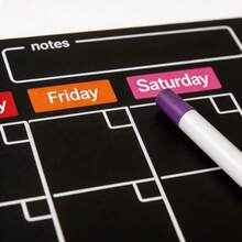 Refrigerator Calendar Sticker Erasable Monthly Planner Home Memo Message Board Whiteboard Sticker - Multiple Styles - View 7