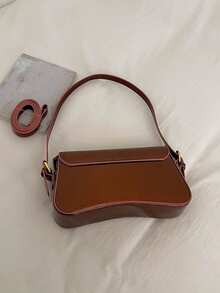 New Versatile Shoulder Bag - Coffee - View 9