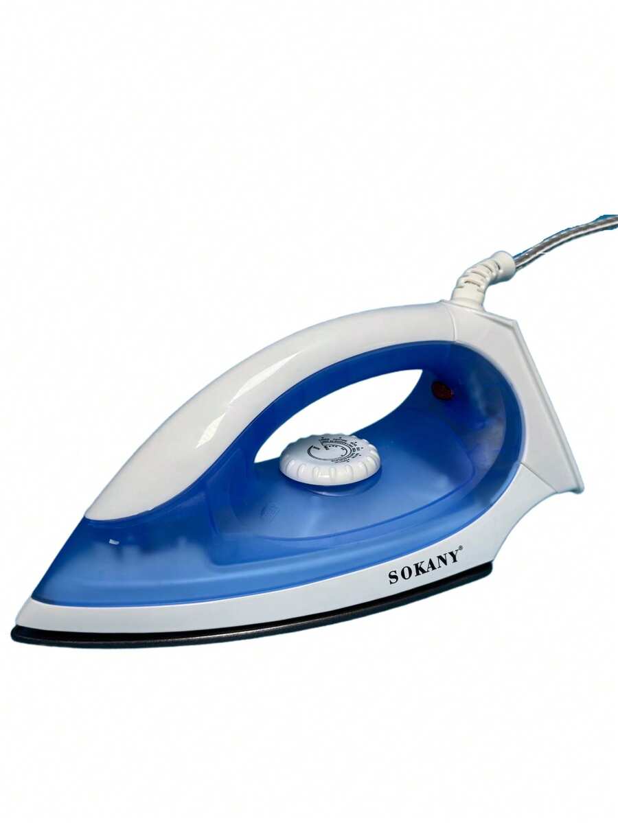 SOKANY898A Electric Iron, Portable Handheld Steamer For Dorm And Travel, Suitable For Students, Applicable To All Types Of Clothing, Constant Temperature Ironing, No Damage To Clothes, Adjustable Temperature Control - Blue - View 1