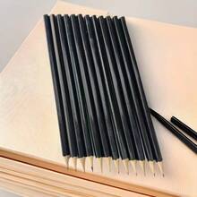 12pcs Hexagonal Pencil Set, Suitable For Students Learning And Exams, Student Stationery Set, Holiday Gift, Office Essentials And School Supplies, Unsharpened Black Pencils - Hexagonal Pencil - View 5