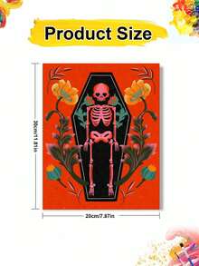 Stylish Halloween DIY Digital Oil Painting, Canvas Art For Beginners, Paint By Numbers Kit For Adults, Home Wall Decor, Halloween Gifts. - Sets - View 9