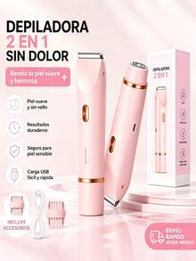 Female Hair Trimmer & Removal - Pink - View 1