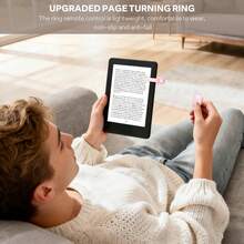 جهاز تقليب الصفحات عن بعد، متوافق مع أجهزة Kindle Paperwhite و Oasis و Scribe و أجهزة القراءة الإلكترونية والأجهزة اللوحية، يدعم قراءة الروايات وتسجيل الفيديو والتقاط الصور والتحكم عن بعد في الغالق - الفصل 19 - مشاهدة 4