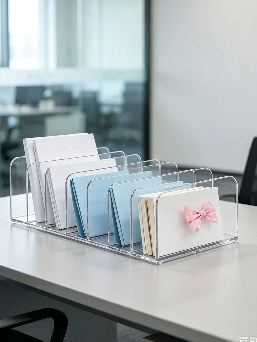 Acrylic Eyeshadow Palette Storage Box, Transparent Large Capacity Desktop Drawer-Style Storage Box, Transparent Cosmetic Storage Box, Makeup Brush Holder, Perfume Storage Box, Jewelry Box, ,Applicable For Living Room, Dining Room, Kitchen, Bedroom, - A - View 1