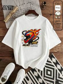 T-shirts för män - Vitt - Visa 2