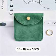 2pcs/5pcs/10pcs/20pcs/50pcs Velvet Jewelry Packaging Bags Soft Velvet Gift Bags For Rings Earrings Bracelets Necklaces Storage Bags Wedding Guest Candy Bags Gift Bags - Velvet Jewelry Pouch - View 71