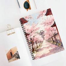 1pc Japanese Style A5 Lined Notebook, Back To School, Student Learning Office Notes, Daily Home Notes, Portable Notebook - A5 lined - View 1