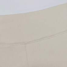 Women's Commuting Sports Elegant Modern Workplace Solid Color Slim Fit Flare Pants Spring - Apricot - View 5