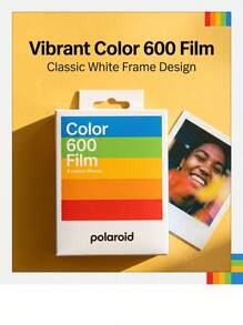 Polaroid 600 Film Camera Instant Film, Vivid Colors, Retro White Border Design, Stable Development, Suitable For Everyday Recording And Creative Shooting. Color 600 Film (White Border). - Color 600 Photo Paper (white Frame) - View 3