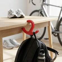 1/4/8pcs Minimalist C-Shaped Desk Edge Hanging Hook, Portable Bag Holder Without Adhesive, Workbench Bag Storage Hook - View 7