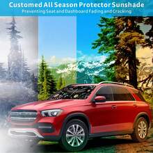 1pc Beautiful Dragonfly Car Sunshade, Made Of Polyester Fiber, Durable 190T Material Blocks UV Rays And Heat Protection For Car Interior, Suitable For Various Car Models Front Windshield, With Heat Insulation And Privacy Protection Function, Keeps Your Car Cool, Foldable For Easy Storage - Beautiful Dragonfly - View 9