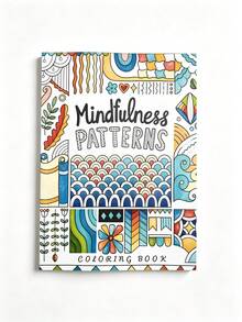 Adult Mindfulness Coloring Book, 64 Pages With 32 Creative Zen Doodle And Doodle Pattern Designs, 28.5 X 21cm Large Size Single-Sided Coloring Pages, Suitable For Relaxation, Focus, Creative Art Activities And Gifts - A - View 10
