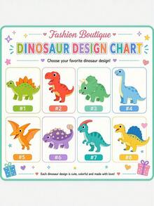 3D Acrylic Keychain Personalized Dinosaur, Backpack Tag, Back To School Gift For Kids, Custom Name Charm Dino Boys Girls - Multicolor - View 6