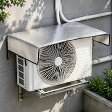 1pc 94*45cm Air Conditioner Outdoor Unit Sunshade Cover, Rain Cover With Magnetic Strap Design, Windproof, Rainproof And Sunproof - A - View 9