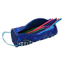 Dam Round Pouch Stitch. Fully Lined And Customized Interior. - Blue - View 2