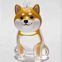 1pc Transparent Acrylic Dog Keychain, Cute Puppy Hair Storage Pendant, Transparent Cute Dog Hair Storage Accessory - Multicolor - View 4