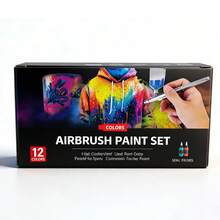 28/12 Colors Airbrush Paint Set 30ml Ready To Spray Pre Thinned For Model Shoes Fabric Art - Graffiti Tool - View 8