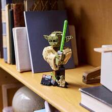LEGO Building Blocks 75438 Yoda Bust Star Wars Series Building Blocks - Clear - View 5