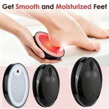 Hailicare Electric Foot Scrubber, Red & Blue Light Callus Remover, Rechargeable Foot Care Spray, Home & Travel Foot Polisher, Foot Smoothing & Exfoliating Device - View 8