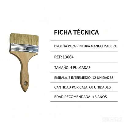 Brocha para acabados artificiales Heirloom Traditions para pintura y tinte - 4"