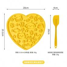 2pcs Love's Licking Pad Licking Mat + Cleaning Scraper Set Dog Licking Plate Pet Silicone Suction Slow Feeder Mat Anti-Choke Aesthetic Mat - 50ml - View 17