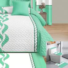 Comforter Sets - Mint Green - View 4
