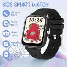2026 New Children & Teenager Smart Watch, Supports Wireless Calling, Pedometer, Music Control, Remote Camera, Alarm Clock And More Multifunctional Smart Watch. Compatible With Android/IOS Phones, Suitable For Boys & Girls. Equipped With 260mAh Battery. Ideal Gift Choice For New Year, Thanksgiving And Christmas. - Multicolor - View 11