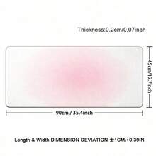 1pc Leather Mouse Pad Light White Pink Gamer Desk Mat New Mousepad XXL Mechanical Keyboard Pad Leather Office Non-Slip Soft Table Mat - View 14