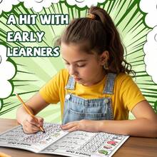 Numbers And Early Reading Notebook, A-Z Handwriting Practice, Number Learning, Simple Sentence Construction, Sight Word Recognition, Vocabulary Practice, Reading Skills, Space Theme Language Activities And Home Classroom Worksheets - Learning Theme - View 10