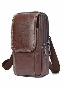 Tas Pinggang Ponsel Multi-Layer Kreatif Baru, Tas Bahu Tunggal Multi-Fungsi Vertikal, Kantong Ponsel untuk Kerja, Dompet Kecil Selempang untuk Perjalanan Luar Ruangan - MultiWarna - View 19