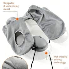 U-Shaped Inflatable Portable Polyester Travel Neck Pillow With Detachable Zipper Pillowcase, Ideal For Side Sleeping, Suitable For Airplane, Car, Nap, Travel Accessory - Multicolor - View 8