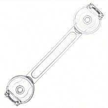 Cabinet Safety Lock - Polyethylene, Transparent Design, Suitable For Drawers, Refrigerators, Cabinets And Storage Rooms - And Easy To Install Protective Lock. Cabinet Safety | Transparent Lock | Easy To Install Lock, Suitable For Child Safety Lock - Thickened Upgraded Version - View 4