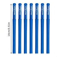 24pcs Large Capacity Gel Pen Set, 0.5mm Blue Ink, Comfortable Grip, Smooth Writing, Suitable For Notes, Office And School Use, Birthday, New Year Gift For Friends - High-capacity Ballpoint Pen - View 10