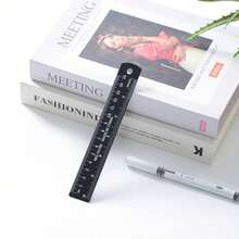 2pcs/1pc 15cm Macaron Aluminum Alloy Straight Ruler Metal Ruler Office Measurement Drawing Stationery Tool Suitable For School, Office And Handmade - D - View 9