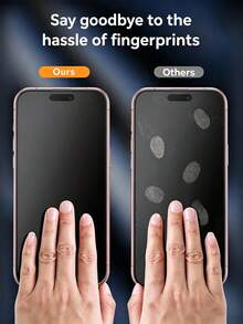 2入裝 [2026新款] 9H 啞光陶瓷螢幕保護貼，適用於 iPhone 18 Pro Max/18 Pro/17/16 Pro Max/16 Pro/16 Plus/16/15 Pro Max/15 Pro/15 Plus/15/14 Pro Max/14 Pro/14 Plus/14/13 Pro Max/13 Pro/13/12/11/XS Max/XS/XR，柔軟陶瓷膜，防刮高清透明，無氣泡易安裝，相容手機殼，含包裝，送給家人與朋友的完美生日禮物 - 無色 - 查看 5