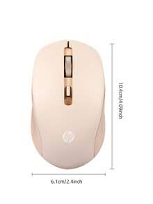 HP Cream White 2.4GHz Wireless Mouse With USB Receiver - View 5