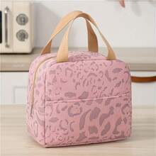 Tas Bekal Makan Siang Berinsulasi Motif Tinta Kapasitas Besar Terbaru, Tas Kotak Bento untuk Kerja, Sekolah, Perjalanan Luar Ruangan, Piknik, Tas Pendingin Es, Tidak Bersentuhan dengan Makanan - MultiWarna - View 10